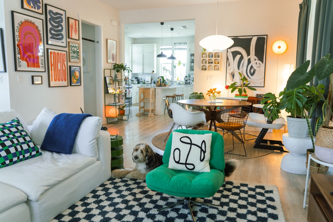 Maximalist Modern lighting style